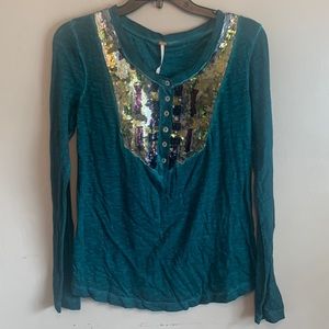 NWT FREE PEOPLE long sleeve size med